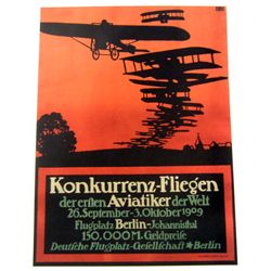 KONKURRENZ-FLIEGEN BERLIN 8 X 10 GICLEE CANVAS PRINT