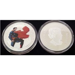 1993 SUPERMAN 75TH ANNIVERSARY SILVER CLAD COIN