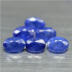 LOT OF 6.77 CTS OF BLUE MADAGASCAR SAPPHIRES - 8 PCS