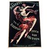 Image 1 : DAS BALLETT DER WINTERSAISON 8 X 10 GICLEE CANVAS PRINT