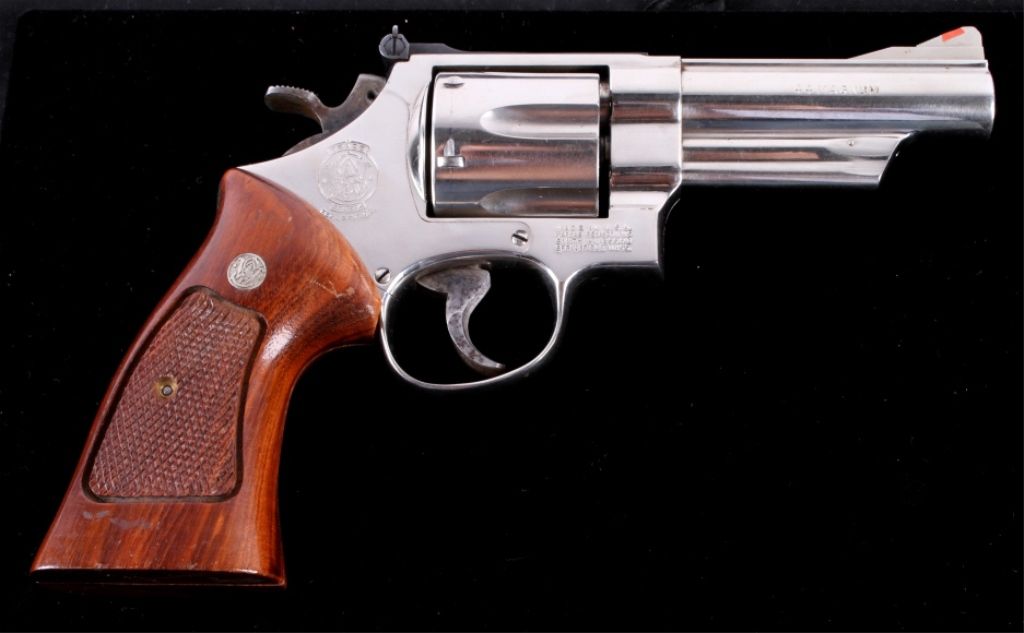 Smith & Wesson Model 293 .44 Mag Nickel Revolver