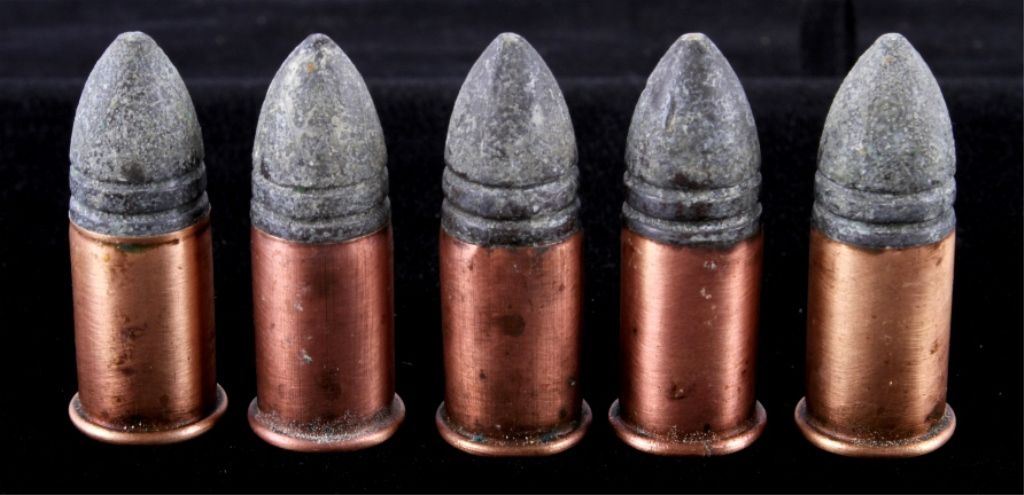 Spencer .56-56 Civil War Era Cartridges (5) The lo