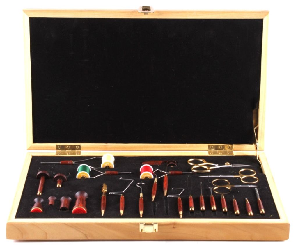 Wasatch Custom Fly Tying Rosewood Box Set This is