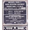 Image 2 : WWII Era U.S. Navy Radio Receiver This lot include