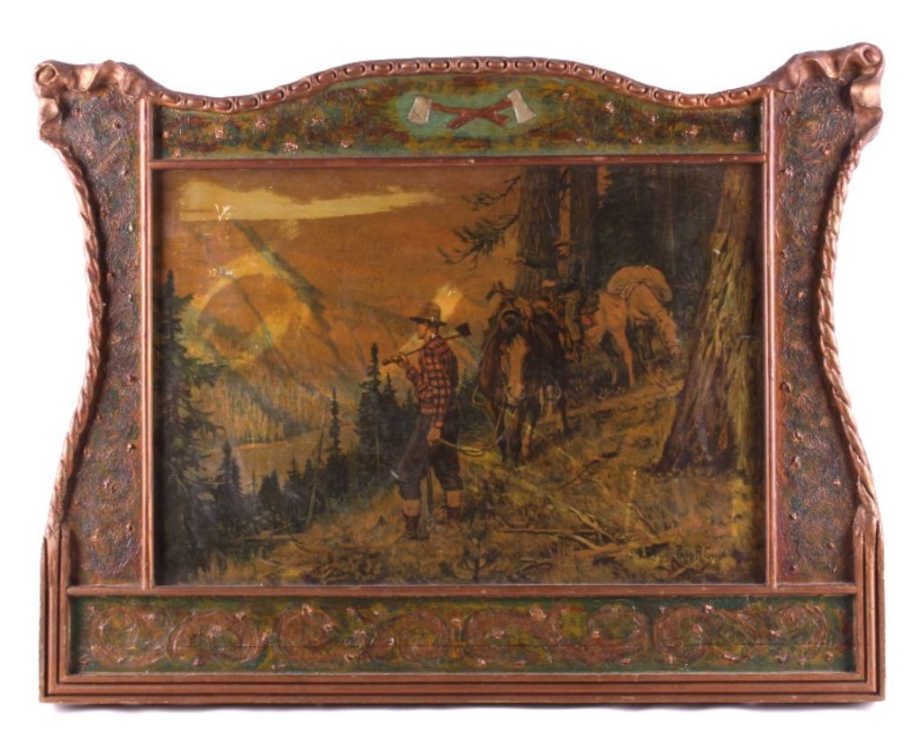 Philip Goodwin Print in Woodsman Lodge Frame This