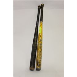TWO(2) VINTAGE LOUISVILLE SLUGGER BASEBALL BATS