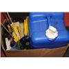 Image 1 : BOX OF CAMPING SUPPLIES