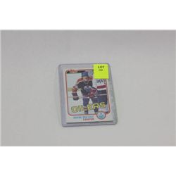 WAYNE GRETZKY 2ND YEAR ROOKIE CARD