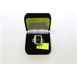 LADIES DESIGNER LAB PERIDOT RING ON CHOICE : 10