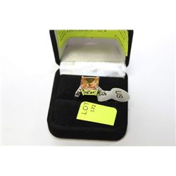 LADIES LAB CHAMPAGNE TOPAZ RING ON CHOICE : SZ 8