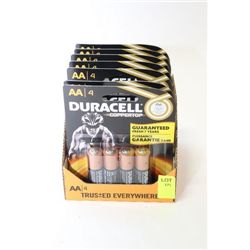 BOX OF 28 DURACELL AA BATTERY'S