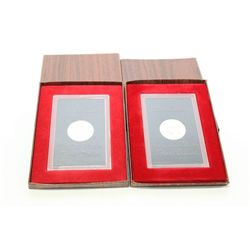 1972 & 1974 USA MINT EISENHOWER SILVER DOLLAR, x2
