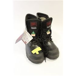 STEEL TOE WORK BOOTS ON CHOICE SZ 7 BLACK