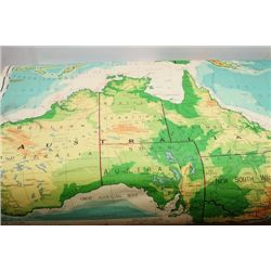 1967 AUSTRALIA  AND  PHILIPPINES MAP