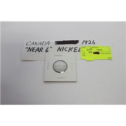 CANADA SCARCE 1926 NEAR 6 NICKEL