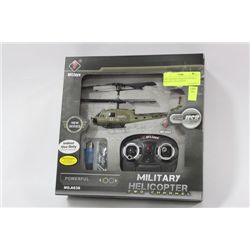 TWO CHANNEL REMOTE CONTROL MILITARY HELICOPTER