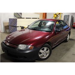RED CHEVROLET CAVALIER 145,115KMS
