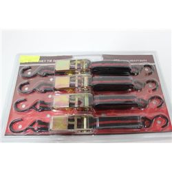 PACK OF 4 NEW HEAVY DUTY STRAPS