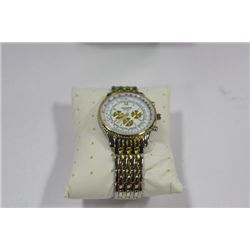 ROSRA QUARTZ GOLD TONE MEN'S WATCH