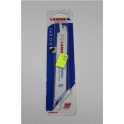 5 PC LENOX 6" SAWZALL BLADES