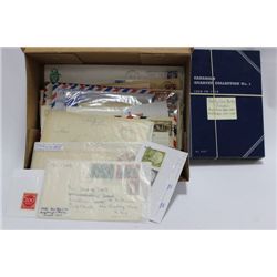 ESTATE COLLECTION OF COVERS STAMPS AND COINS