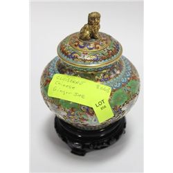 CHINESE CLOISONNE GINGER JAR