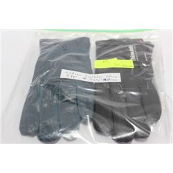 2 PACK OF LADIES LEATHER GLOVES ON CHOICE: SIZE M