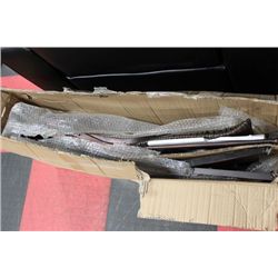 PAIR OF CAST IRON BISTRO PATIO CHAIRS