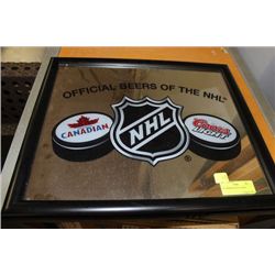NHL MIRROR, OFFICIAL BEER