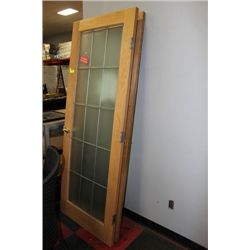 SET OF SOLID WOOD FRENCH DOORS