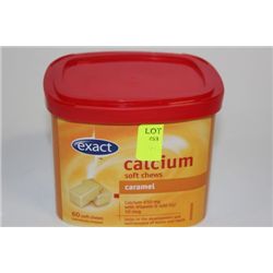 60 CALCIUM CARAMEL FLAVOURED SOFT CHEWS