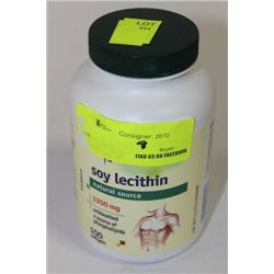 BOTTLE W 100 SOY LECITHIN SOFT GELS