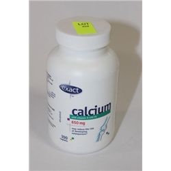 BOTTLE W 100 CALCIUM CAPLETS