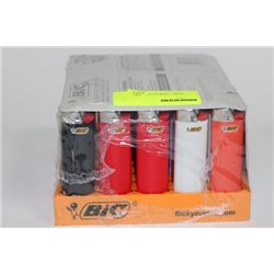 BOX OF 50 NEW FULL SIZE BIC LIGHTERS