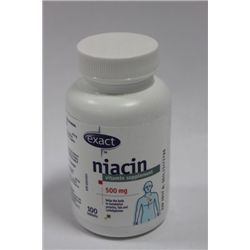 BOTTLE W 100 NIACIN TABLETS