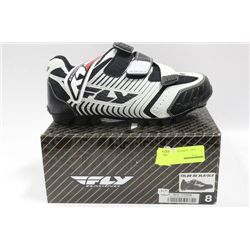 PAIR OF FLY RACING BIKING SHOES ON CHOICE: SIZE 8