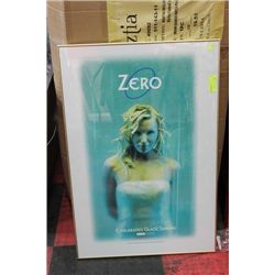 ZERO FRAMED POSTER