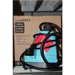 LITTLE GIANT 1/6TH HP WATER PUMP