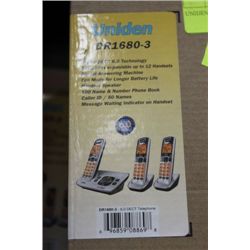 UNIDEN DR-1680-3 3 PHONE COMBO