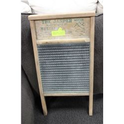 VINTAGE JASPER MOUNTAIN GLASS WASHBOARD