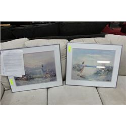 MATTE FRAMED PRINTS X2