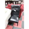 Image 1 : BLACK LEATHERETTE SIDECHAIR