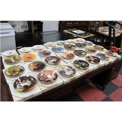 NORMAN ROCKWELL 28 PC COLLECTOR PLATE SET