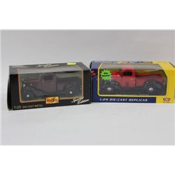 MAISTO AND MOTOMAX DIE CAST TRUCKS X2