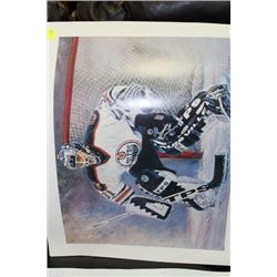 OILERS HOCKEY PRINT ON CHOICE
