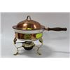 Image 1 : CHEZ GOURMAND COPPER CHAFING DISH
