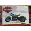 Image 1 : HARLEY DAVIDSON PANHEAD METAL MOTORCYCLE SIGN
