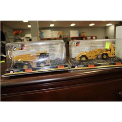 PAIR OF CAT EQUIPMENT DIECAST IN BOX SCALE 1:64