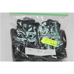 PK OF 6 GLOW IN THE DARK HALLOWEEN GLOVES
