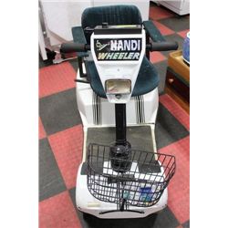 HANDY WHEELER ELECTRIC MOBILITY SCOOTER NO BATTERY